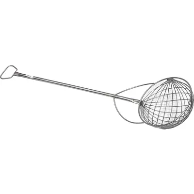 Naběrák drátěný mřížový nerez pr.30 cm rukojeť 80 cm