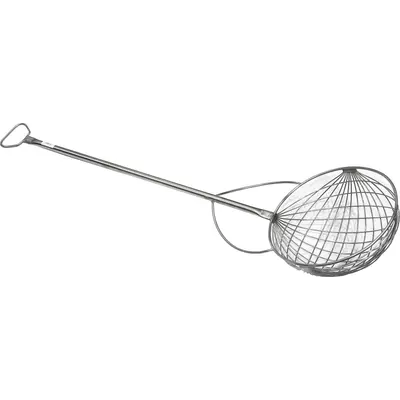 Naběrák drátěný mřížový nerez pr.35 cm rukojeť 90 cm
