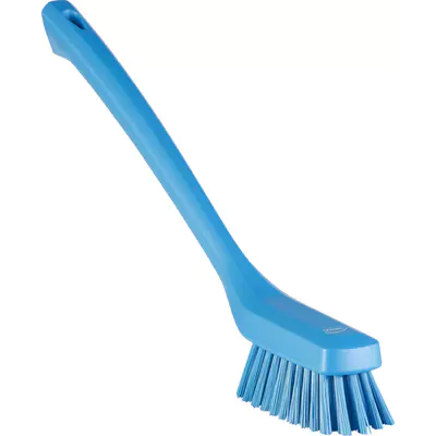 Vikan Kartáč uzký s dlouhou rukojeti, 420 mm, tvrdý, modrý 41853