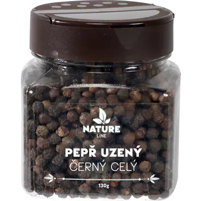 Nature line Pepř uzený černý celý 130 g dóza