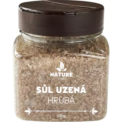 Nature line Sůl uzená hrubá 280 g dóza