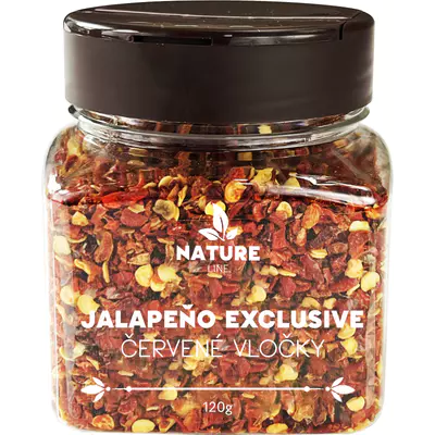 Nature line Jalapeňo červené vločky 120 g dóza
