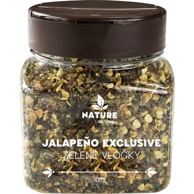 Nature line Jalapeňo zelené vločky 100 g dóza