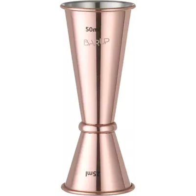 HENDI Odměrka barová 30/50 ml, BarUp, Měděná, ⌀43x(H)110mm