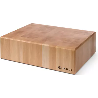 HENDI Špalek řeznický dřevěný bez základny, HENDI, 500x400x150mm