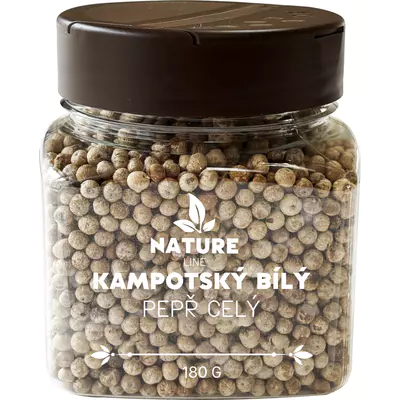 Nature line Pepř bílý kampotský 180 g dóza