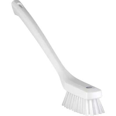 Vikan Kartáč uzký s dlouhou rukojeti, 420 mm, tvrdý, bíly 41855