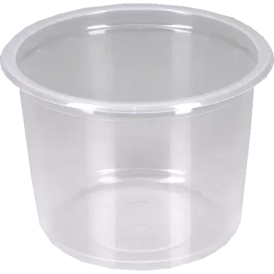 Miska zatavovací na polévku PP 500 ml kulatá transparentní O115 mm (500ks)