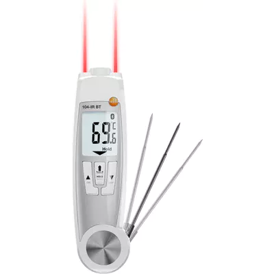 Testo Teploměr 104 IR BT + vpich.čidlo, bezdotyk., kalibrace