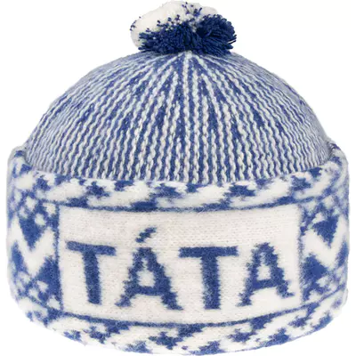 TONAK Čepice zmijovka TÁTA, modrá-smetanová
