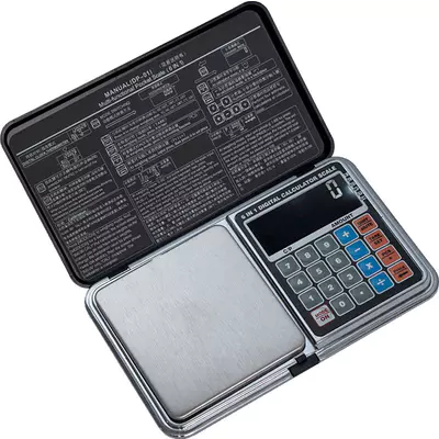 Váha kapesní přesná HD-01, 500g/ 0,01g, miska 65x70mm