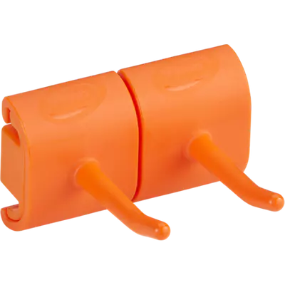 Vikan Háček dvojitý k nástěnnému držáku, 82mm, oranžový 10147