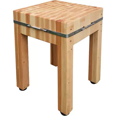 Špalek řeznický s jednou obručí 60x60x23cm