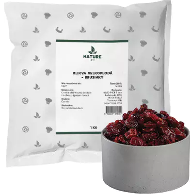 Nature line Klikva velkoplodá - Brusinky 1 kg