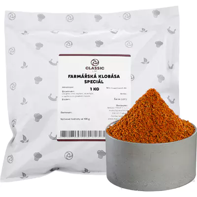 Classic line Směs kořenící - Farmářská klobása speciál  bez E 1Kg
