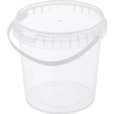 Kbelík transparentní 2,30 L + víčko 840 ks