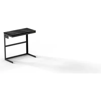 Stojan bufetový MOA Linea Minimal černý 1/3 H300 s resin. prkýnkem