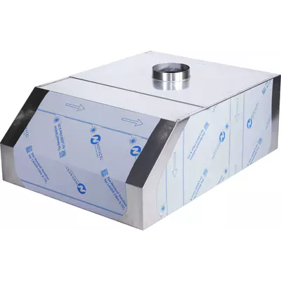 Digestoř nerezová nástěnná 900x1200x435mm, včetně filtru