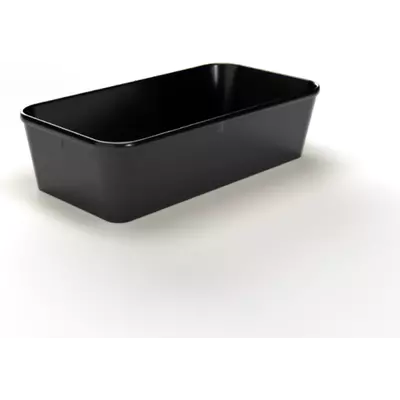 Miska melamin W1408 černá (280x140x80 mm)