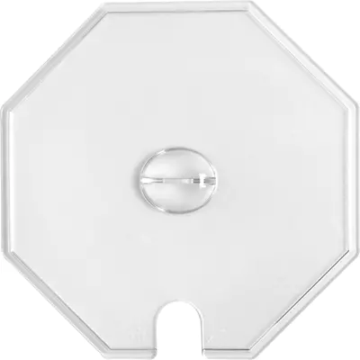 Víko plast čiré osmihran pr.240mm
