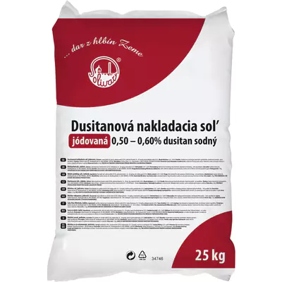 Dusitanová solicí směs s jodem PRAGANDA - RYCHLOSŮL 25 kg