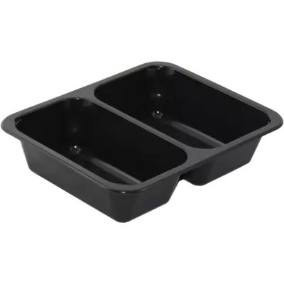 Zatavovací miska 227x178x50 2-dílná černá (400ks)