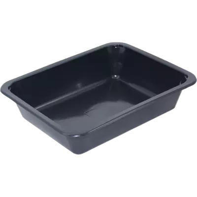 Zatavovací miska 227x178x50 1-dílná černá (400ks)