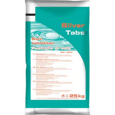 Sůl tabletová regenerační  25kg SILVER TABS