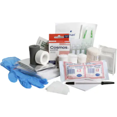 Náplň lékárničky - typ KUCHYŇ