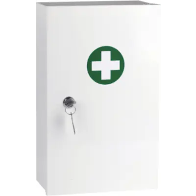 Lékárnička závěsná plechová L (POUZE OBAL)