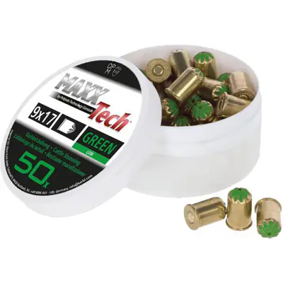Turbocut Náboje zelené 9mm 50 ks MAXX TECH