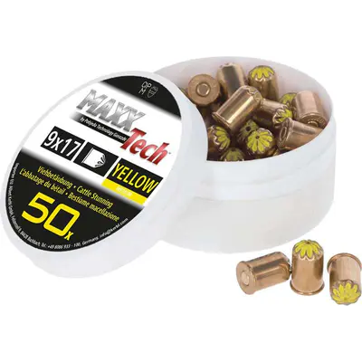 Turbocut Náboje žluté 9mm 50 ks MAXX TECH