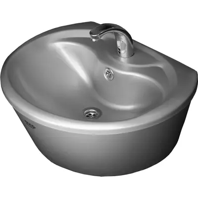 Umyvadlo AUM 013Z.2 na dvě vody, nerezové, automatické