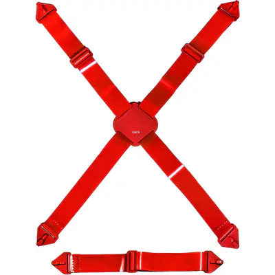 EUROFLEX Popruhy k zástěře 45 cm červené
