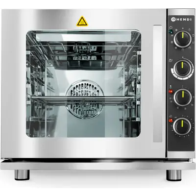 HENDI Trouba horkovzdušná parní s grilem 4x GN 2/3, HENDI, Světle šedá, 230V/3000W, 625x585x(H)590mm