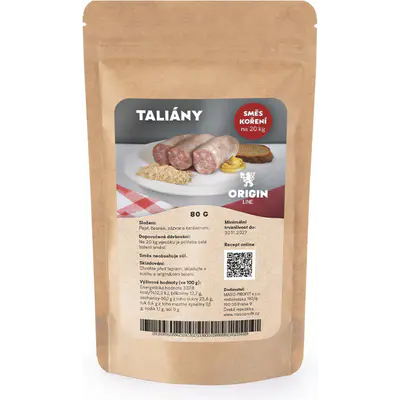 Origin Line Kořenicí směs bez soli Taliány 80 g na 20 kg díla
