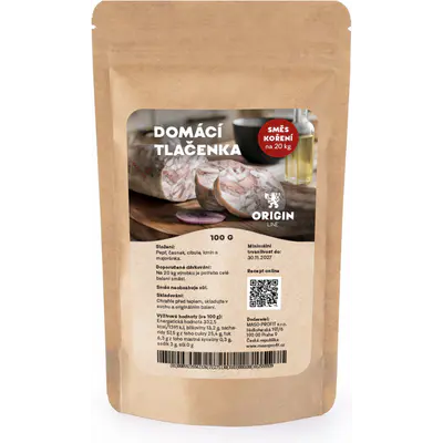 Origin Line Kořenicí směs bez soli Domácí tlačenka 100 g na 20 kg díla