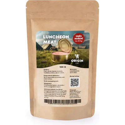 Origin Line Kořenicí směs bez soli Luncheon meat 130 g na 20 kg díla