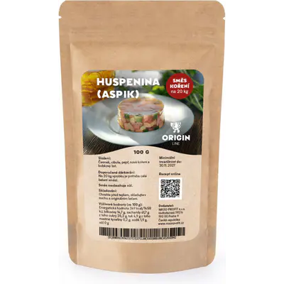 Origin Line Kořenicí směs bez soli Huspenina (aspik) 100 g na 20 kg díla