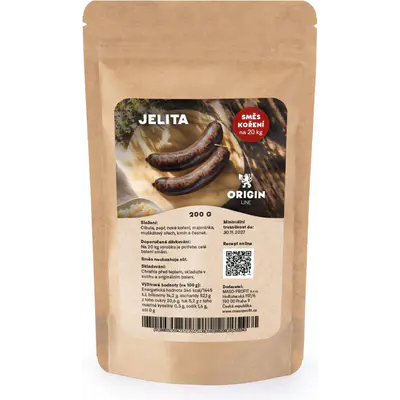 Origin Line Kořenicí směs bez soli Jelita 200 g na 20 kg díla
