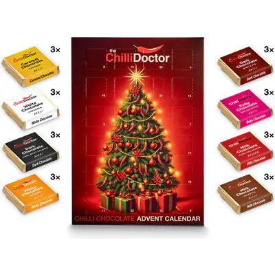 The Chilli Doctor Chilli čokoládový adventní kalendář