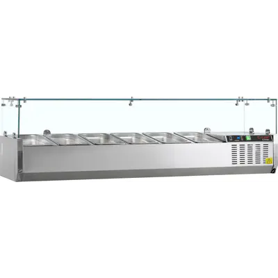 Tefcold Nástavba stolní chladicí  VK33-150, 7*GN1/4