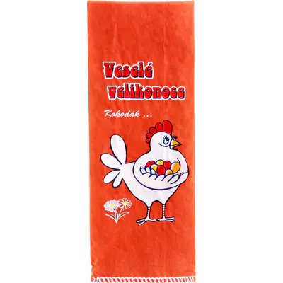 Slepice - sáček, velikost: 80 x 250 mm, hmotnost po naplnění: 0,4 kg