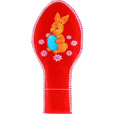 Vajíčko - zajíc, velikost: 110 x 210 mm, hmotnost po naplnění: 0,25 kg