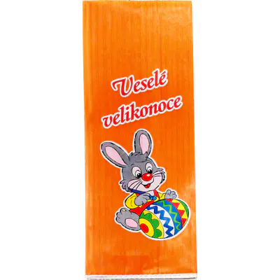 Zajíček s vajíčkem - sáček, velikost: 80 x 250 mm, hmotnost po naplnění: 0,4 kg