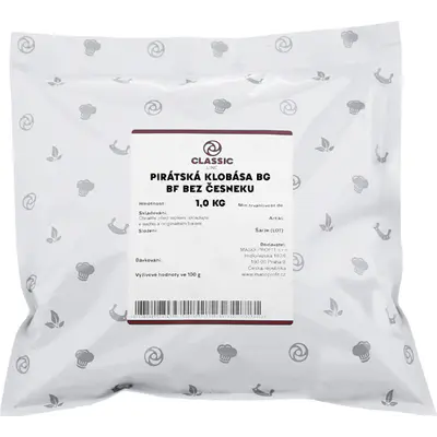 Classic line Směs kořenící - Pirátská klobása BG BF bez česneku 1Kg