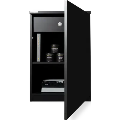 Dry Ager Skříňka podstavná černá se zásuvkou a mezipoličkou pro  DX 500 Premium S