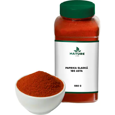 Nature line Paprika sladká mletá 180 ASTA 550g dóza