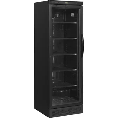 Tefcold Skříň chladicí prosklené dveře CEV425 BLACK L/H