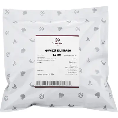 Classic line Směs kořenící - Hovězí klobása 1 kg